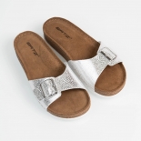 Batz IBIZA silver papucs Batz IBIZA silver papucs