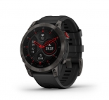 Garmin Epix Sapphire fekete szrke DLC titnium, szilikon szjjal